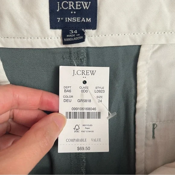 Men’s J. Crew NWT 7” Inseam Shorts - Picture 4 of 8